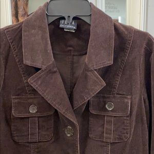 Brown corduroy jacket